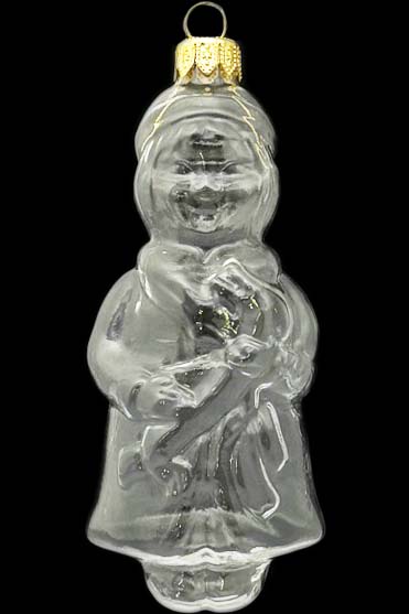 Стеклянная елочная игрушка Заготовка Емеля с Щукой 14,5 см 161527300